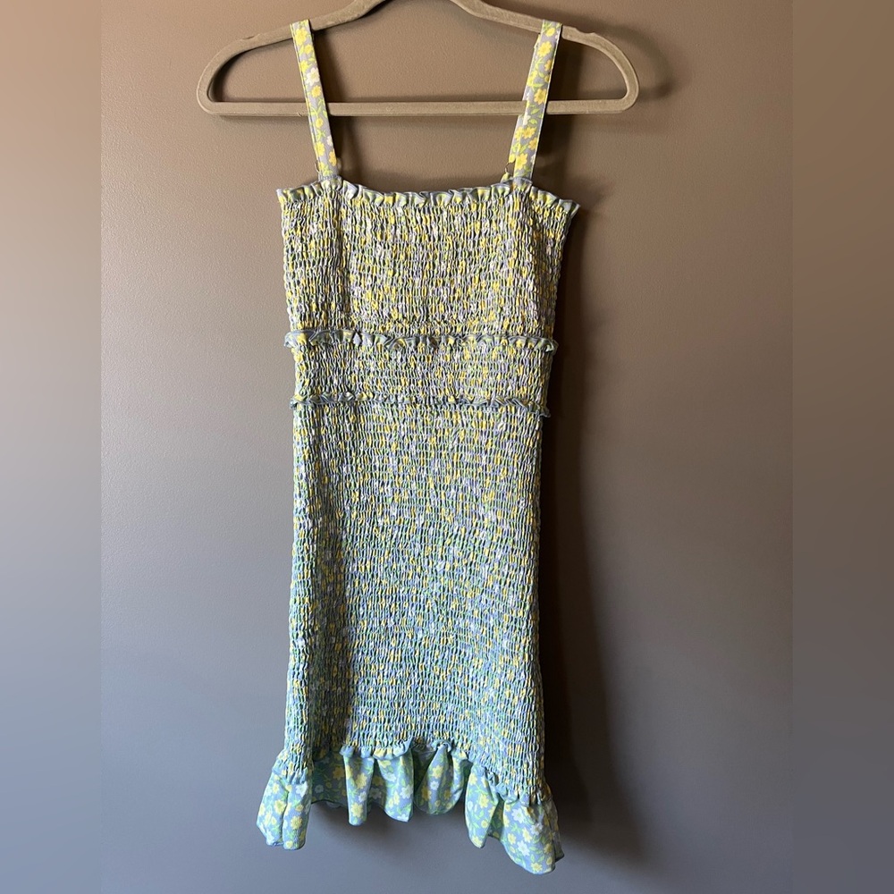 Love Tree Smocked Mini Dress